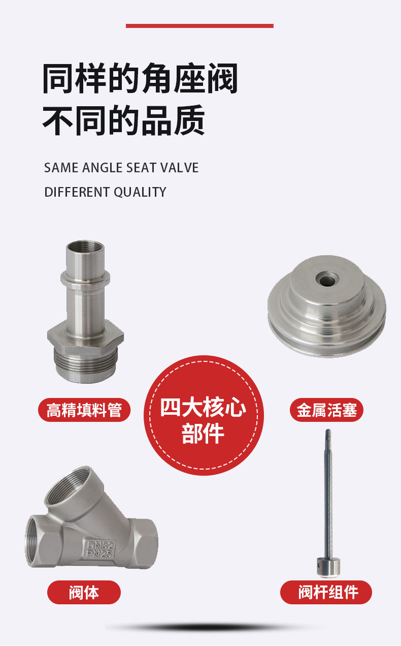 气动活塞角座阀 气动活塞角座阀